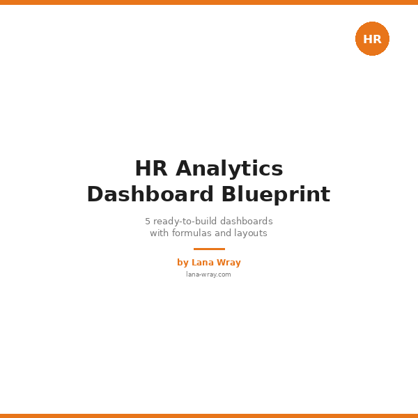 HR Analytics Dashboard Blueprint