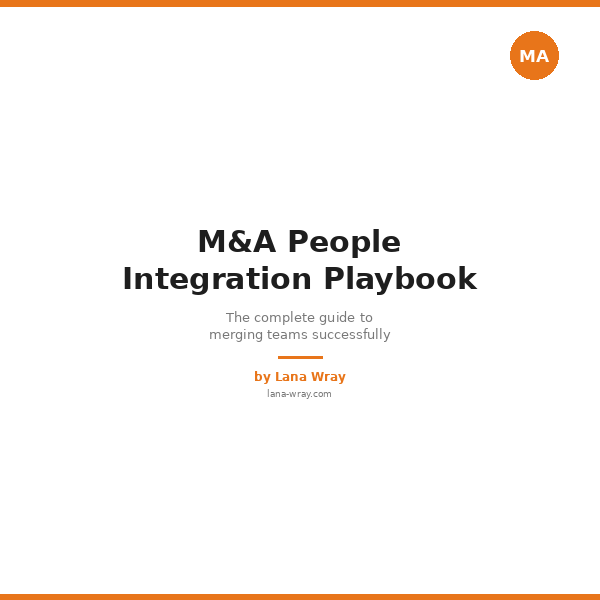 M&A People Integration Playbook